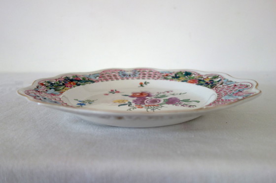 Image 1 of Rares Assiettes Décoratives Murales Porcelaine Herend, Hongrie Vers 1870