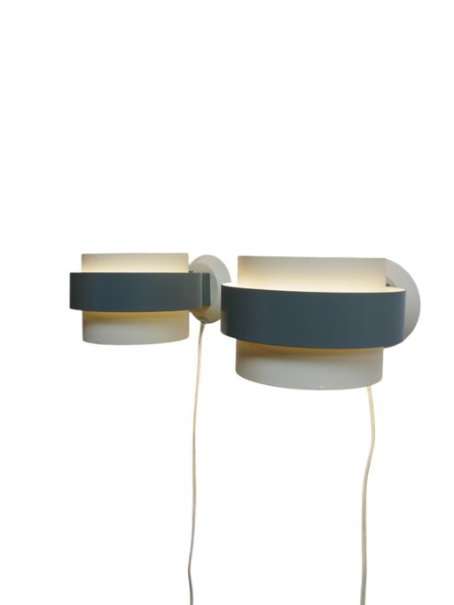 2x Wandleuchte von Louis Kalff für Philips