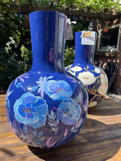 Hand-painted vase XL