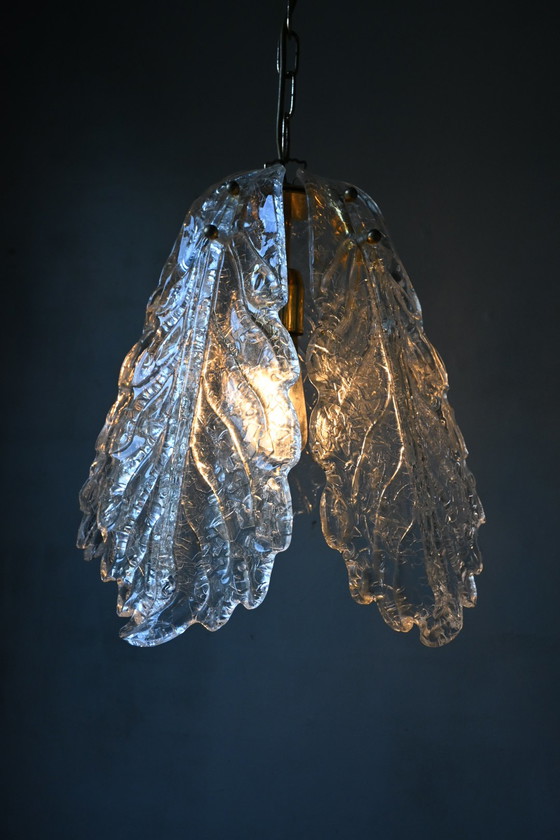 Image 1 of Lámpara de araña italiana Sylcom Light de cristal de Murano.