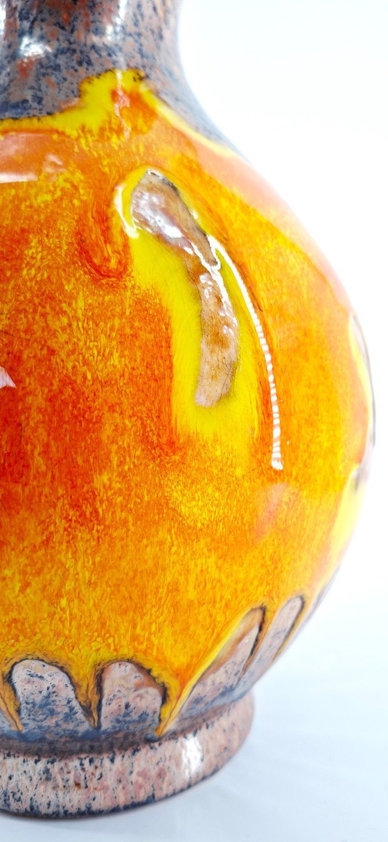 Image 1 of Large vintage West German "Fat Lava" vase (1970s)