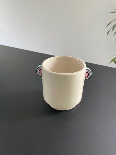 Image 1 of Flower pot with ears - playful design with a wink