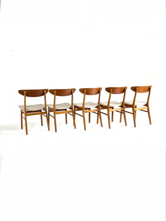 Image 1 of 5x vintage Danish Farstrup Møbler chairs '60s