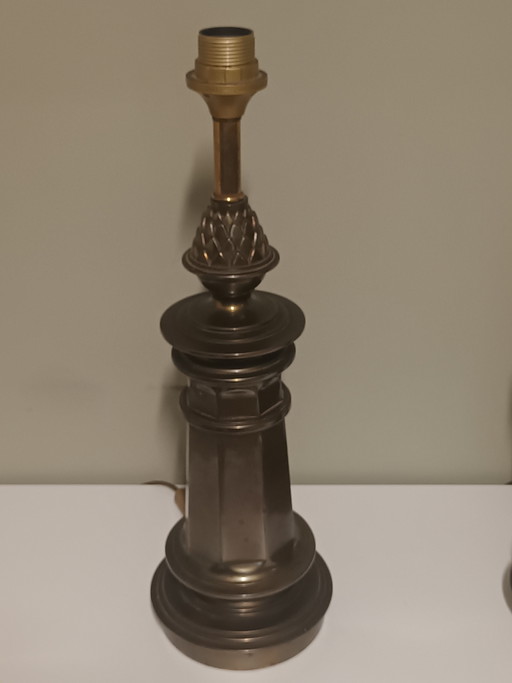 Pair of Mid-Century Table Lamps – tafellampen, Copper (photo 2 of 8)