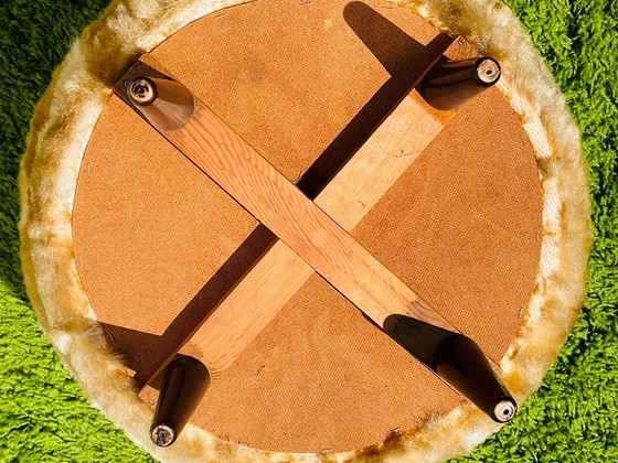 Image 1 of Ottoman Stool/Storage Chest. Vintage 50s