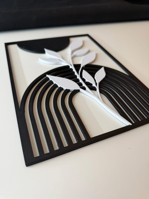 Moderna arte murale 3D – Fatta a mano