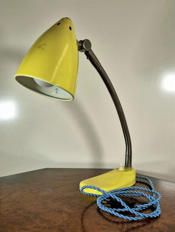 Image 1 of Hala Zeist desk lamp in pastel yellow.