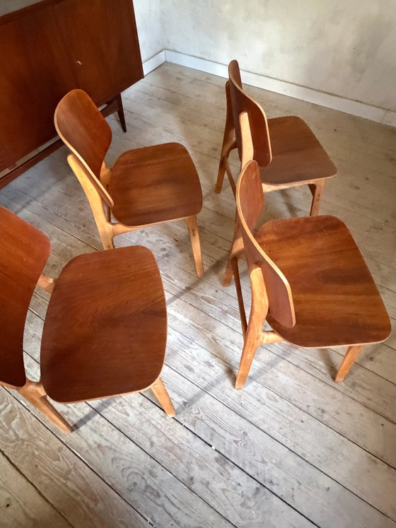 Sedie vintage danesi in teak di Borge Mogensen. – Sedie da pranzo, Scandinavian (photo 7 of 16)