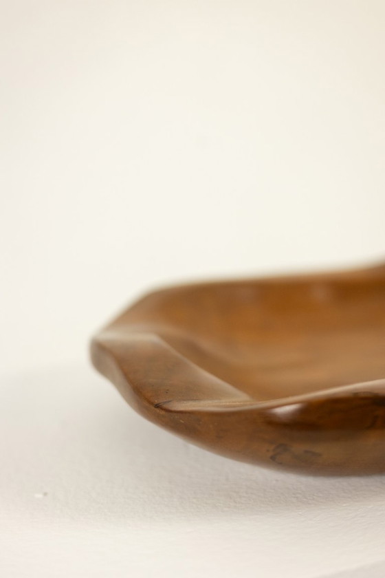 Image 1 of Alexandre Noll. Cuenco esculpido de forma orgánica. Décadas de 1940-1950.