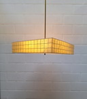 Suspension carrée années 1950