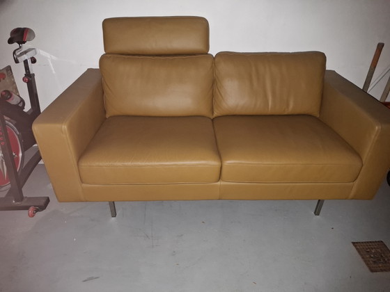 Divano 2,5 posti in pelle, Montel – Divani, Leather, Metal (photo 4 of 5)