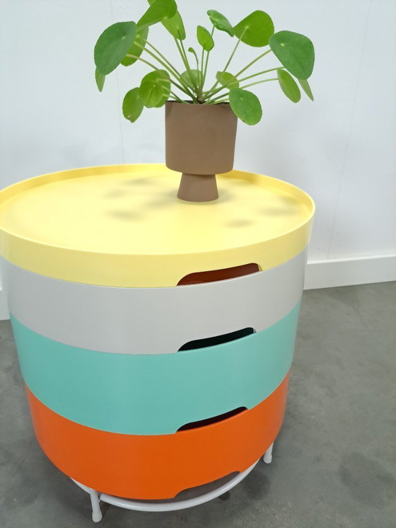 Image 1 of Ikea PS 2014 colored plastic storage table Richardson