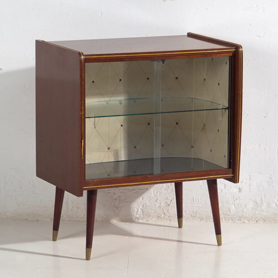 Vitrinekast in Mid-Century stijl (ca. 1950) – Vitrinekasten, Wood, Glass, Mid Century Modern (photo 7 of 34)