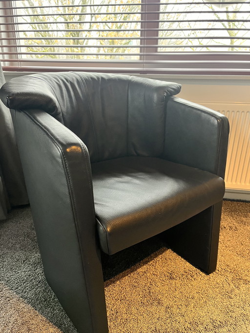 Poltrona Rolf Benz, nera