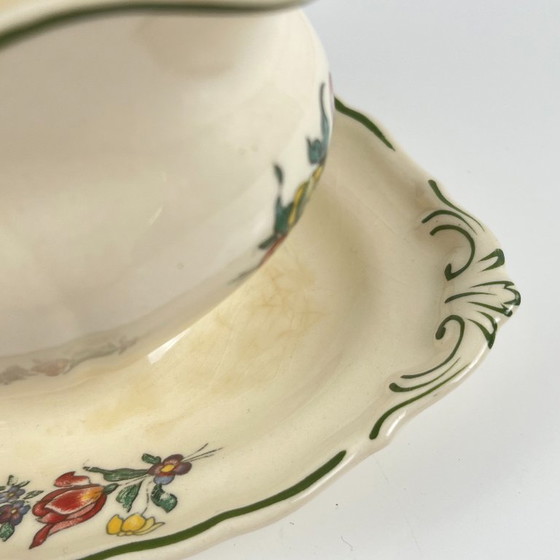 Image 1 of Villeroy & Boch gravy boat "old Strasbourg", 1940/50