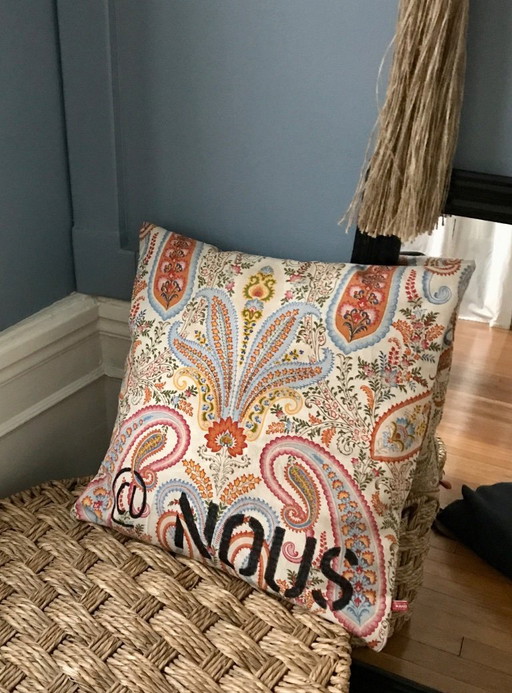 Coussin Motifs Cachemire