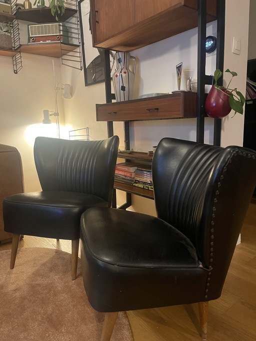 Expo 58 / Cocktail Chair Set Zwart