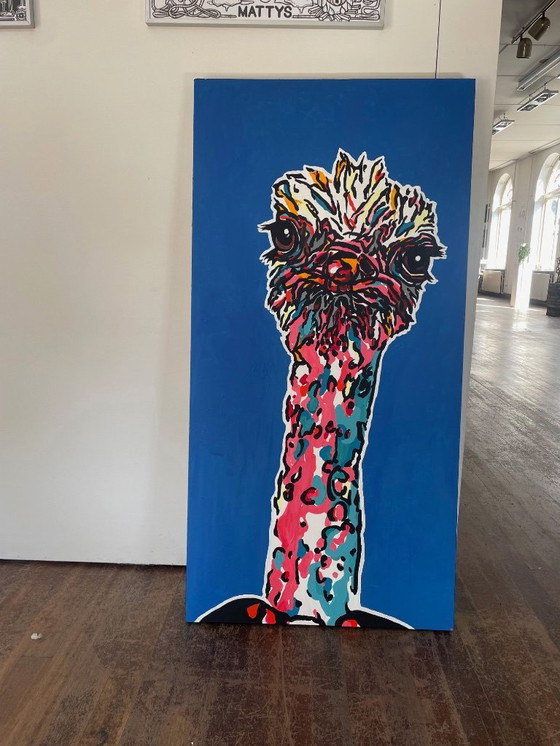 Image 1 of pittura di struzzo