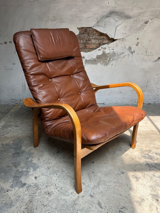 Image 1 of Vintage Lamino armchair by Yngve Ekström - Swedish design from 1956