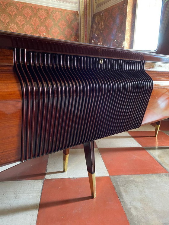 Image 1 of 1x Art Deco Style Vintage Sideboard by Osvaldo Borsani, 1950s
