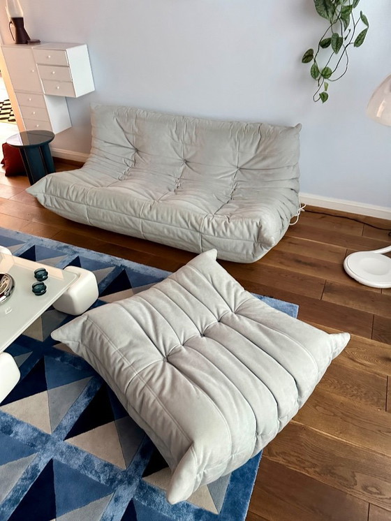 Image 1 of Original Togo alcantara stone grey - 3 years old including invoice