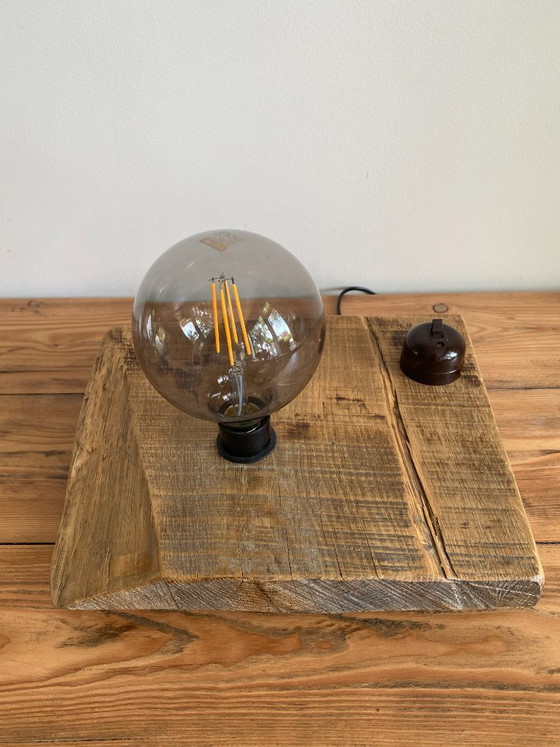 Image 1 of Table lamp, block lamp