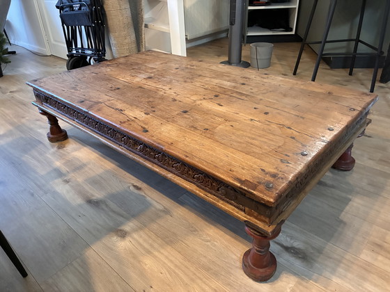 Image 1 of Tavolo da salotto antieke indiano