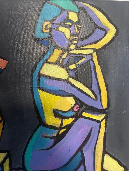 Artist painting - Laurent CHIMENTO - Nude
