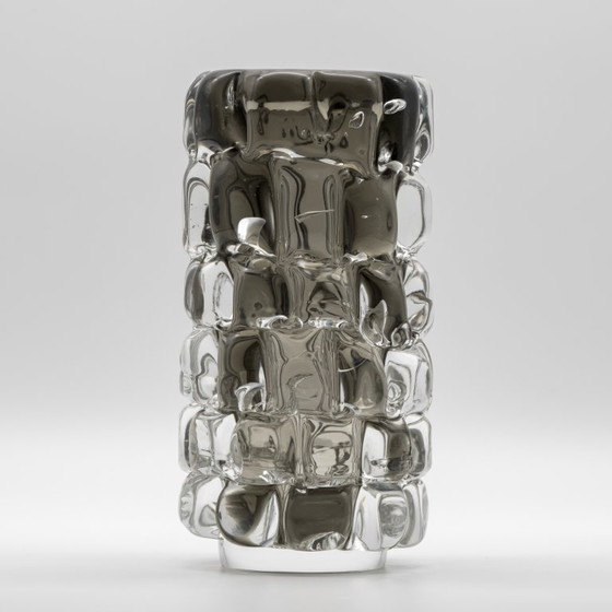 Image 1 of Frantisek Vizner PINEAPPLE ANANAS TOFFEE Art Glass Vase Czech 60s