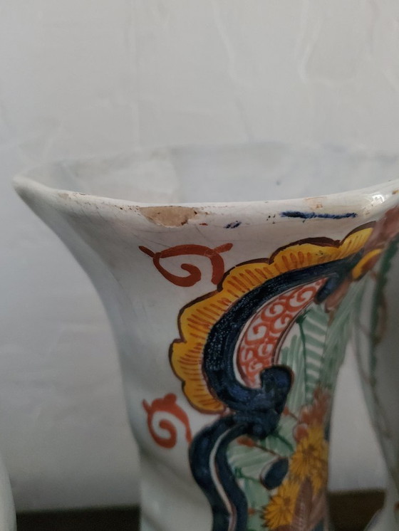 Image 1 of Delft - Juego de 5 piezas en loza - siglo XVIII (ref 3811)