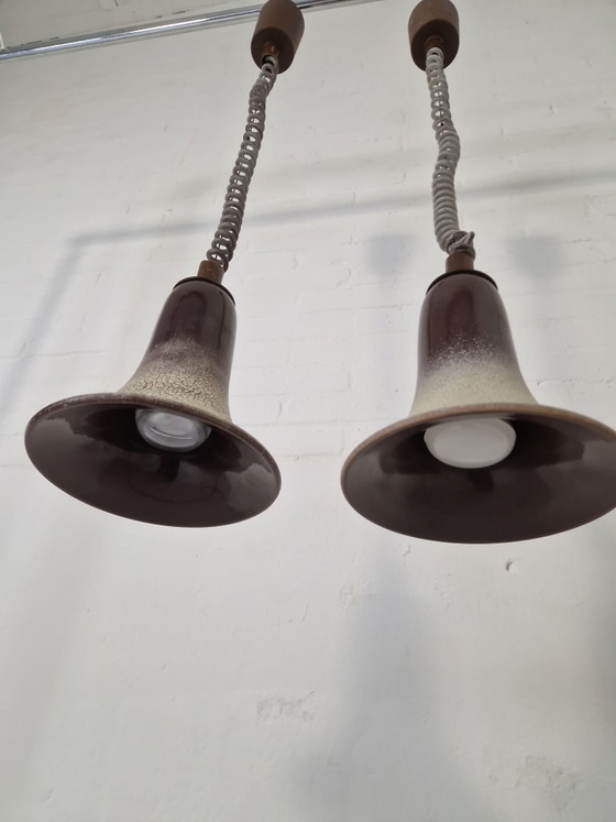 2 keramieken, Duitse hanglampen – Lighting, Ceramic (photo 2 of 6)