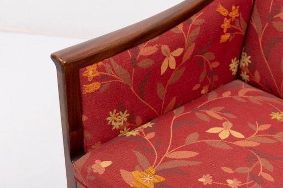 Image 1 of Fauteuil élégant moderne danois par Ole Wanscher pour P. Jeppensen, années 1960