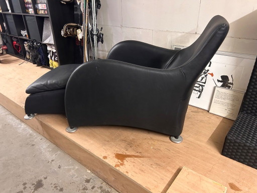 Montis Loge Gerard Van Der Berg – fauteuils, Leather, Metal (photo 2 of 5)