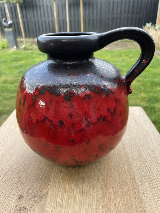 Vintage German Fat Lava Vase 1970s