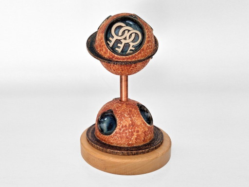 Kunstwerk Keramiek Planeten – beeldhouwkunst, Ceramic, Vintage