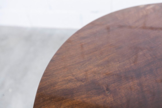 Image 1 of Tripod coffee table, 1960s, varnished mahogany