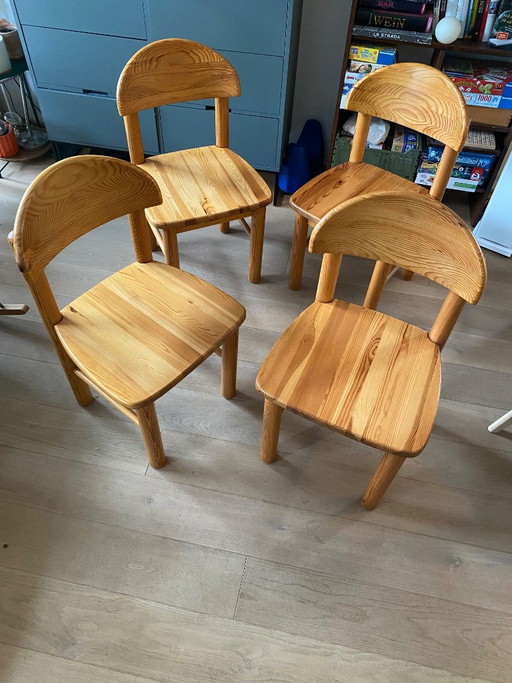 Set di quattro sedie Daumiller – Rainer Daumiller, eetkamerstoelen, Wood