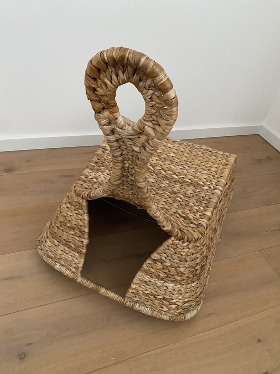 Image 1 of Vintage Ikea PS Gullholmen Wicker Rocking Chair Armchair – By Maria Vinka