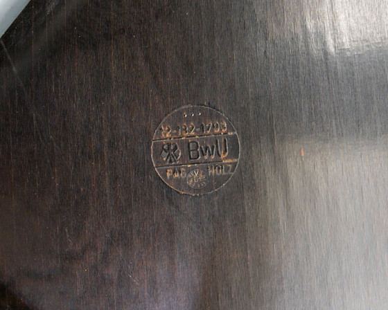 Image 1 of 6er Set Pagholz-Stühle in zweifarbiger Ausführung, Hersteller Pag Presswerke.