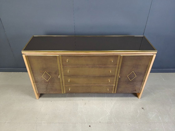 Image 1 of Credenza vintage in ottone di belgochrom, anni '70