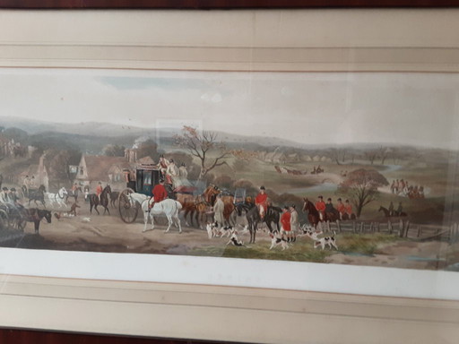 Engels jachttafreel van C.R Stock