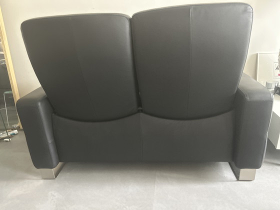 Stressless Wave 2 Zits – 2 zitsbanken, Leather, Metal (photo 4 of 7)