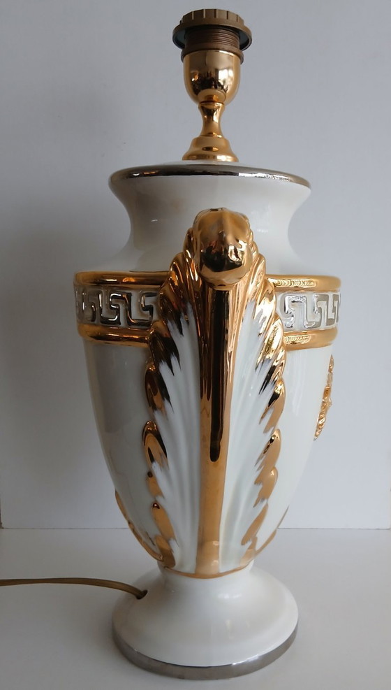 Image 1 of Tafellamp Porselein - Italy - 1970's