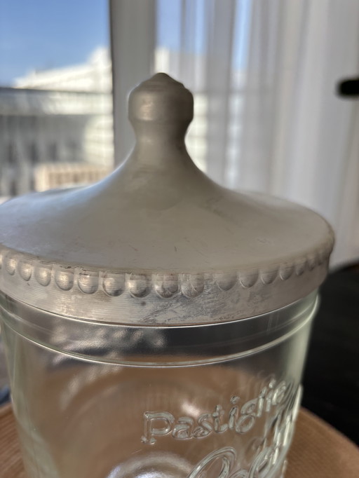 Pastiglie Leone Caramelle Glass Jar - Authentic & Decorative