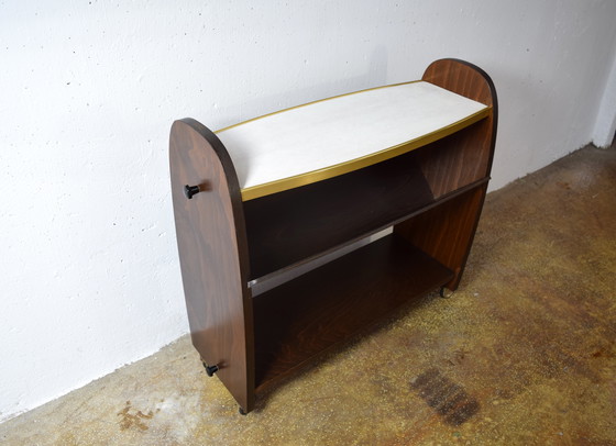 Image 1 of Vintage Side Table Coffee Table Serving Trolley 1960s