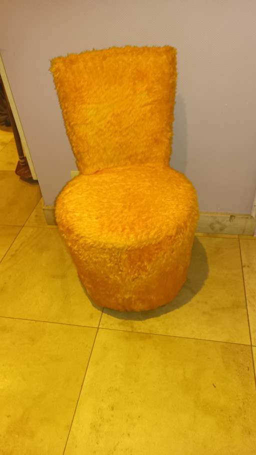 Sedia da toeletta vintage anni '70