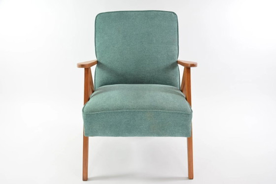 Image 1 of KOMPAS fauteuil, oceaangroen
