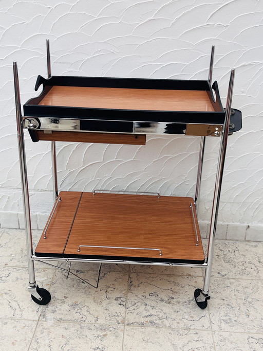 Italian design serving cart