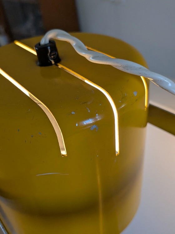 Image 1 of Stehlampe aus der Mitte des 20. Jahrhunderts, zugeschrieben J.J.M. Hoogervorst für Anvia, 1960er Jahre – Gelb