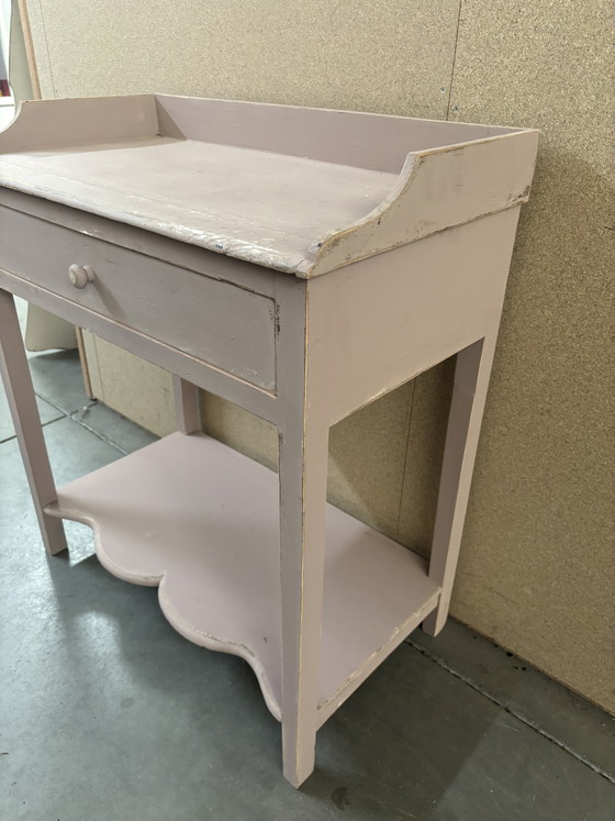 Vintage Side Table / Commode / Chest of Drawers – Wood (photo 5 of 5)